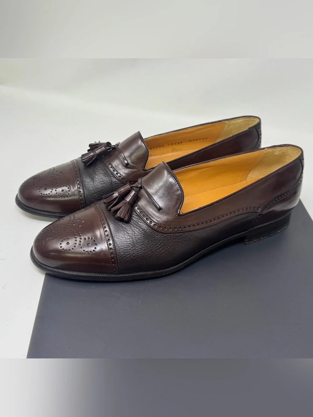 Vintage Mezlan Tassel Leather Loafers shoes Men 11.5 M Spain